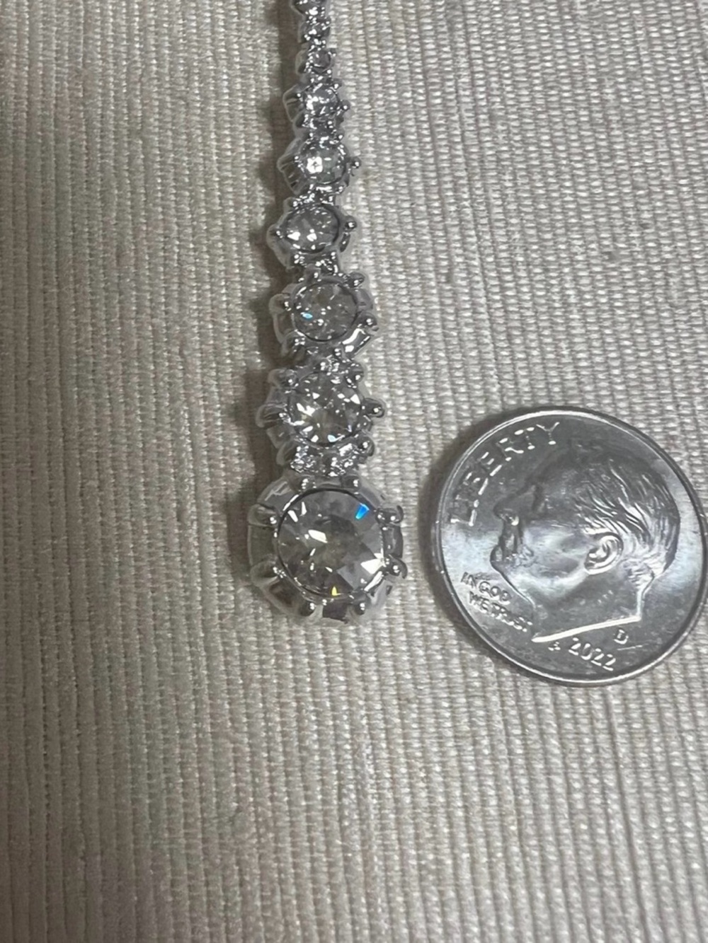 Alexis Bittar Ruthenium-Plated Punk Royale Crystal Linear Drop Earrings NEW - Picture 6 of 8